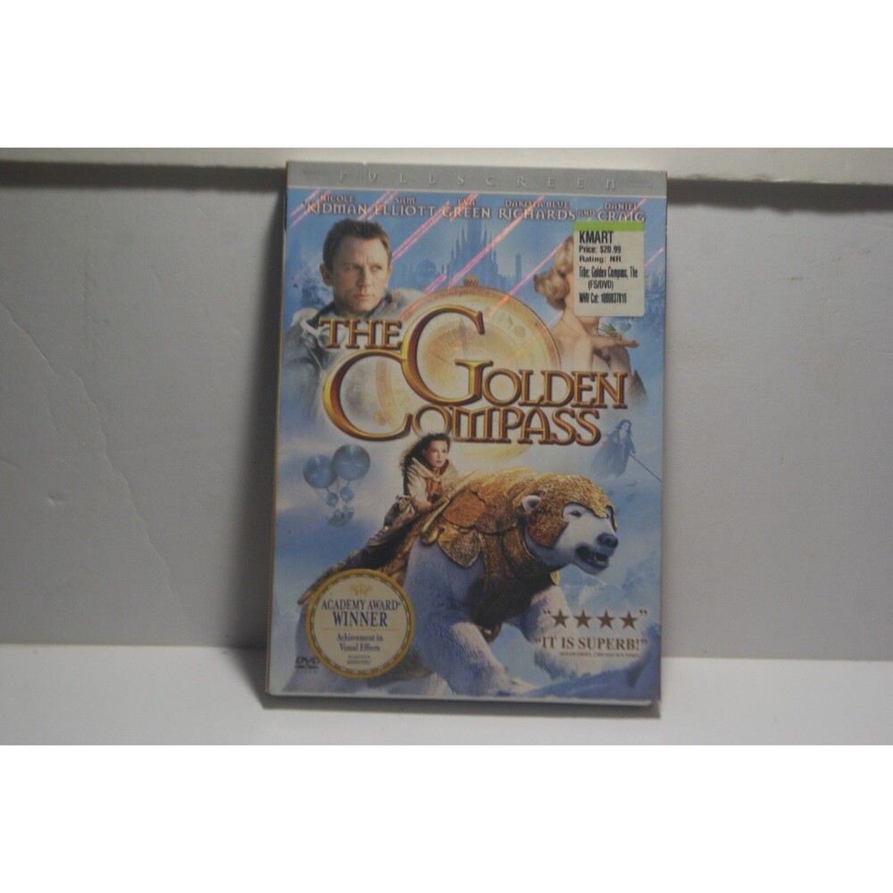 The Golden Compass (DVD, 2007) SCIFI Fantasy Adventure Nicole Kidman W/Slp